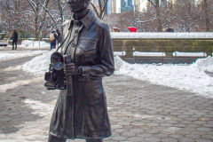 First snow of 2022. 
Snow details show East Village, Gramercy Park, Central Park.