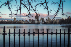 First snow of 2022. 
Snow details show East Village, Gramercy Park, Central Park.