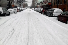 First Snow Storm Dec 2020. Morning Commute in the Bronx. Now MTA Buses on time and no Cabs. I actually walked to the subway station.