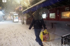 Outdoor Restaurants were forced to shut down early in New York City due the biggest storm in several years which is expecting to dump more than a foot of snow on the area.