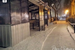 Outdoor Restaurants were forced to shut down early in New York City due the biggest storm in several years which is expecting to dump more than a foot of snow on the area.