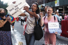 "Springsteen on Broadway" opened tonight for a return to Broadway at the St. James Theater, the first event on a Broadway stage since the Pandemic. Protestors outside were against the vaccine and having to show proof in order tone able to see the show. Springsteen was rushed in a back entrance to avoid the protestors in New York City on 26 June 2021