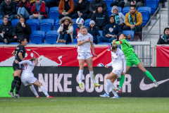 Washington Spirit v NY/NJ Gotham FC, soccer match at Red Bull Arena, Harrison, NJ. Ali Krieger, Annna Heilferty, Aubrey Kingsbury, Camryn Biegalski, Mccall Zerboni, Trinity Rodman