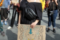 New York-  Solidarity March held in Chinatown
Black Transgender woman support the Asian community.