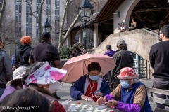 New York-  Solidarity March held in Chinatown
Black Transgender woman support the Asian community.