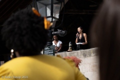 New York-  Solidarity March held in Chinatown
Black Transgender woman support the Asian community.