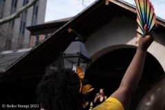New York-  Solidarity March held in Chinatown
Black Transgender woman support the Asian community.