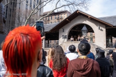 New York-  Solidarity March held in Chinatown
Black Transgender woman support the Asian community.