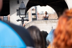 New York-  Solidarity March held in Chinatown
Black Transgender woman support the Asian community.
