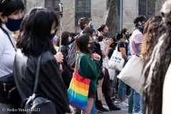 New York-  Solidarity March held in Chinatown
Black Transgender woman support the Asian community.