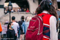 New York-  Solidarity March held in Chinatown
Black Transgender woman support the Asian community.