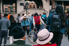 New York-  Solidarity March held in Chinatown
Black Transgender woman support the Asian community.