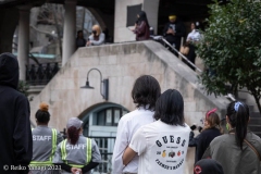 New York-  Solidarity March held in Chinatown
Black Transgender woman support the Asian community.