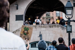 New York-  Solidarity March held in Chinatown
Black Transgender woman support the Asian community.