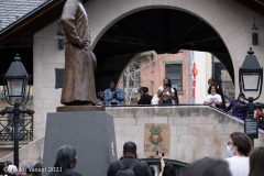 New York-  Solidarity March held in Chinatown
Black Transgender woman support the Asian community.