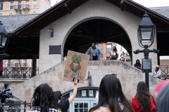 New York-  Solidarity March held in Chinatown
Black Transgender woman support the Asian community.