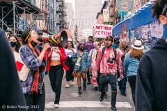 New York-  Solidarity March held in Chinatown
Black Transgender woman support the Asian community.