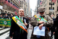Rain or shine, hundreds of thousands of spectators came out to celebrate the St. Patrick’s parade in NYC. In its 260th year since its inception, the parade was welcome and gave cheer for locals and visitors alike after a two year adjustment due to COVID.
Starting from 44th St. and 5th Ave., the parade holds roughly 150,000 marchers passing St. Patrick’s Church and Central Park, down the Museum mile and ending at East 79th Street. Thursday, March 17th. NYC, NY. (C) Bianca Otero