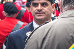 Rain or shine, hundreds of thousands of spectators came out to celebrate the St. Patrick’s parade in NYC. In its 260th year since its inception, the parade was welcome and gave cheer for locals and visitors alike after a two year adjustment due to COVID.
Starting from 44th St. and 5th Ave., the parade holds roughly 150,000 marchers passing St. Patrick’s Church and Central Park, down the Museum mile and ending at East 79th Street. Thursday, March 17th. NYC, NY. (C) Bianca Otero