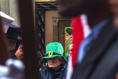 Rain or shine, hundreds of thousands of spectators came out to celebrate the St. Patrick’s parade in NYC. In its 260th year since its inception, the parade was welcome and gave cheer for locals and visitors alike after a two year adjustment due to COVID.
Starting from 44th St. and 5th Ave., the parade holds roughly 150,000 marchers passing St. Patrick’s Church and Central Park, down the Museum mile and ending at East 79th Street. Thursday, March 17th. NYC, NY. (C) Bianca Otero