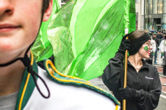 Rain or shine, hundreds of thousands of spectators came out to celebrate the St. Patrick’s parade in NYC. In its 260th year since its inception, the parade was welcome and gave cheer for locals and visitors alike after a two year adjustment due to COVID.
Starting from 44th St. and 5th Ave., the parade holds roughly 150,000 marchers passing St. Patrick’s Church and Central Park, down the Museum mile and ending at East 79th Street. Thursday, March 17th. NYC, NY. (C) Bianca Otero