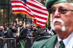 Rain or shine, hundreds of thousands of spectators came out to celebrate the St. Patrick’s parade in NYC. In its 260th year since its inception, the parade was welcome and gave cheer for locals and visitors alike after a two year adjustment due to COVID.
Starting from 44th St. and 5th Ave., the parade holds roughly 150,000 marchers passing St. Patrick’s Church and Central Park, down the Museum mile and ending at East 79th Street. Thursday, March 17th. NYC, NY. (C) Bianca Otero