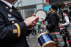 Rain or shine, hundreds of thousands of spectators came out to celebrate the St. Patrick’s parade in NYC. In its 260th year since its inception, the parade was welcome and gave cheer for locals and visitors alike after a two year adjustment due to COVID.
Starting from 44th St. and 5th Ave., the parade holds roughly 150,000 marchers passing St. Patrick’s Church and Central Park, down the Museum mile and ending at East 79th Street. Thursday, March 17th. NYC, NY. (C) Bianca Otero