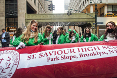 Rain or shine, hundreds of thousands of spectators came out to celebrate the St. Patrick’s parade in NYC. In its 260th year since its inception, the parade was welcome and gave cheer for locals and visitors alike after a two year adjustment due to COVID.
Starting from 44th St. and 5th Ave., the parade holds roughly 150,000 marchers passing St. Patrick’s Church and Central Park, down the Museum mile and ending at East 79th Street. Thursday, March 17th. NYC, NY. (C) Bianca Otero