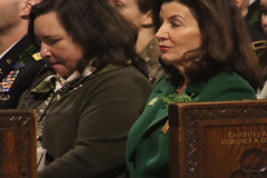Governor Kathy Hochul came to Saint Patrick’s Day Mass is being hosted at Saint Patrick’s Cathedral New York City this morning.