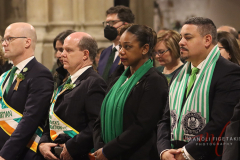 New York City Police Commissioner Sewell came to Saint Patrick’s Day Mass is being hosted at Saint Patrick’s Cathedral New York City this morning.