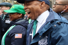 New York City Police Commissioner Sewell and Mayor Adams attending New York City Saint Patrick’s Parade this year!