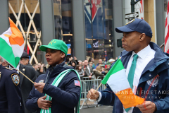 New York City Police Commissioner Sewell and Mayor Adams attending New York City Saint Patrick’s Parade this year!