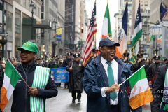 New York City Police Commissioner Sewell and Mayor Adams attending New York City Saint Patrick’s Parade this year!