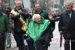 Malachy McCourt attending New York City Saint Patrick’s Parade is back this year!