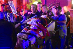 A domestic dispute turned violent when a family member stabbed two other family members in their home at 7314 Bergen Cove in Bergen Beach, Brooklyn Tuesday evening at about 10 p.m. Both his mother and father were injured, his mother most seriously, after the son lost control after he was discharged from Kings County Psych Ward. (Photo by Todd Maisel)