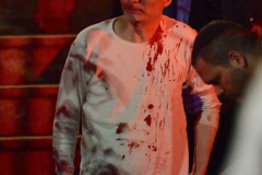 A domestic dispute turned violent when a family member stabbed two other family members in their home at 7314 Bergen Cove in Bergen Beach, Brooklyn Tuesday evening at about 10 p.m. (Photo by Todd Maisel)