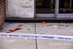 Police found a naked man bleeding from multiple stab wounds at 303 99th St., Bay Ridge, on Fri., November 26, 2021. The victim was pronounced dead at the hospital a short time later. Investigators suspect the stabbing stemmed from a domestic dispute. There have not been any arrests.

(Marc A. Hermann)