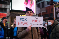Stand with Ukraine 
Times Square 3/2/22