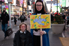 Stand with Ukraine 
Times Square 3/2/22