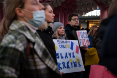 Stand with Ukraine 
Times Square 3/2/22