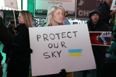Ukraine Protest in Times Square
Photo ny Manoli Figetakis
