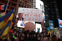 Ukraine Protest in Times Square
Photo ny Manoli Figetakis