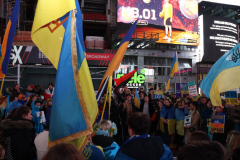 Ukraine Protest in Times Square
Photo ny Manoli Figetakis