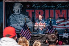 Trump supporters gather for a pro-Republican and pro-Law and Order rally on Staten Island, New York on October 3, 2020.  The rally comes a day after President Trump was hospitalized for COVID-19. (Photo by Gabriele Holtermann/Sipa USA)