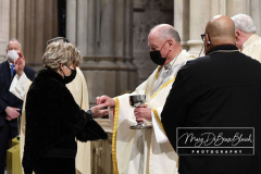 Fifth Anniversary MassDetective Steven McDonaldSt Patrick’s CathedralNew York, NYJanuary 18, 2002For Credit:  Mary DiBiase BlaichOn Tuesday, January 18, 2022, Detective Steven McDonald was remembered with a Mass on the fifth anniversary of his death. Cardinal Dolan presided.  The Mass  was held at St Patrick’s Cathedral in New York, NY.  Attending were his widow, Patti Ann McDonald; son, Lt Conor McDonald and his wife, Katie Sullivan McDonald.  The Mayorof New York, Eric Adams attended along with the NYPD Police Commissioner Keechant Sewell.