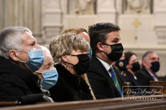 Fifth Anniversary MassDetective Steven McDonaldSt Patrick’s CathedralNew York, NYJanuary 18, 2002For Credit:  Mary DiBiase BlaichOn Tuesday, January 18, 2022, Detective Steven McDonald was remembered with a Mass on the fifth anniversary of his death. Cardinal Dolan presided.  The Mass  was held at St Patrick’s Cathedral in New York, NY.  Attending were his widow, Patti Ann McDonald; son, Lt Conor McDonald and his wife, Katie Sullivan McDonald.  The Mayorof New York, Eric Adams attended along with the NYPD Police Commissioner Keechant Sewell.