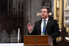 Fifth Anniversary MassDetective Steven McDonaldSt Patrick’s CathedralNew York, NYJanuary 18, 2002For Credit:  Mary DiBiase BlaichOn Tuesday, January 18, 2022, Detective Steven McDonald was remembered with a Mass on the fifth anniversary of his death. Cardinal Dolan presided.  The Mass  was held at St Patrick’s Cathedral in New York, NY.  Attending were his widow, Patti Ann McDonald; son, Lt Conor McDonald and his wife, Katie Sullivan McDonald.  The Mayorof New York, Eric Adams attended along with the NYPD Police Commissioner Keechant Sewell.