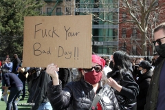 New York - Stop the Hate rally held in Columbus Park in Chinatown neighborhood of 
Manhattan elected officials and residences protest the attacks on Asian people in New York City and around the country. U.S. Senator 
Charles Schumer spoke to the crowd as well as other elected officials.