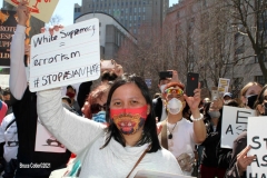 New York - Stop the Hate rally held in Columbus Park in Chinatown neighborhood of 
Manhattan elected officials and residences protest the attacks on Asian people in New York City and around the country. U.S. Senator 
Charles Schumer spoke to the crowd as well as other elected officials.