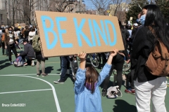 New York - Stop the Hate rally held in Columbus Park in Chinatown neighborhood of 
Manhattan elected officials and residences protest the attacks on Asian people in New York City and around the country. U.S. Senator 
Charles Schumer spoke to the crowd as well as other elected officials.